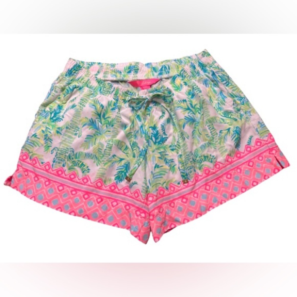 Lilly Pulitzer “Katia” tropical print shorts, wmns sz xs